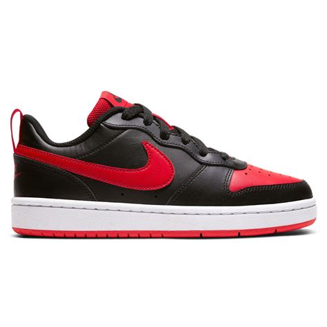 nike court borough low 2 zwart|kids court borough low 2.